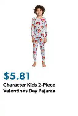 Sam's Club Character Kids 2-Piece Valentines Day Pajama offer