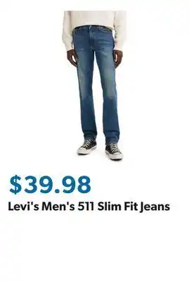 Sam's Club Levi's Men's 511 Slim Fit Jeans offer