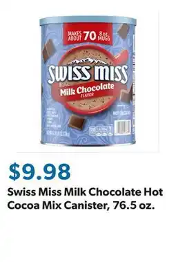 Sam's Club Swiss Miss Milk Chocolate Hot Cocoa Mix Canister, 76.5 oz offer