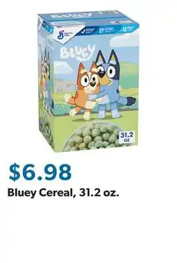 Sam's Club Bluey Cereal, 31.2 oz offer