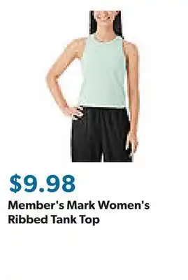 Sam's Club Member's Mark Women's Ribbed Tank Top offer