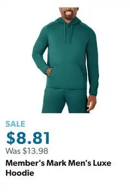 Sam's Club Member's Mark Men's Luxe Hoodie offer