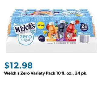 Sam's Club Welch's Zero Variety Pack 10 fl. oz., 24 pk offer