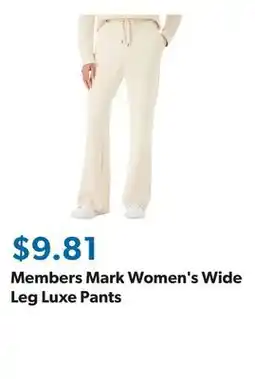 Sam's Club Members Mark Women's Wide Leg Luxe Pants offer