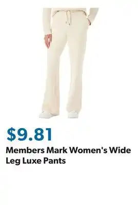 Sam's Club Members Mark Women's Wide Leg Luxe Pants offer