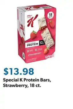 Sam's Club Special K Protein Bars, Strawberry, 18 ct offer