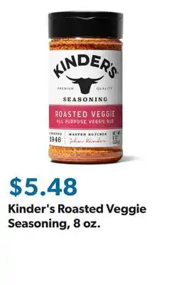 Sam's Club Kinder's Roasted Veggie Seasoning, 8 oz offer