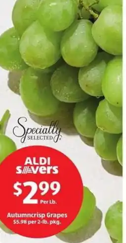 Aldi Autumncrisp Grapes offer