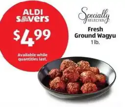 Aldi Fresh Ground Wagyu offer