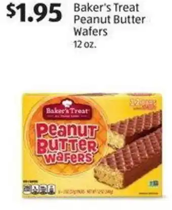 Aldi Baker's Treat Peanut Butter Wafers offer