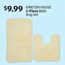 Aldi Kirkton house 2-piece bath rug set offer