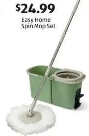 Aldi Easy Home Spin Mop Set offer