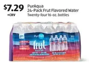 Aldi PurAqua 24-pack fruit flavored water offer