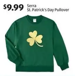 Aldi Serra St. Patrick's Day Pullover offer