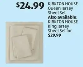 Aldi Kirkton house Queen Jersey Sheet Set offer