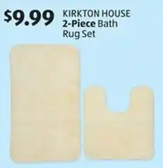 Aldi Kirkton house 2-piece bath rug set offer