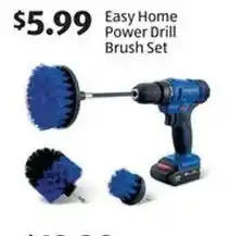 Aldi Easy Home Power Drill Brush Set offer