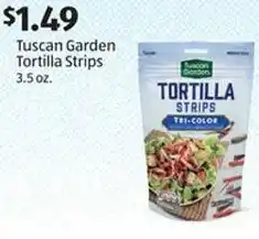 Aldi Tuscan Garden Tortilla Strips offer