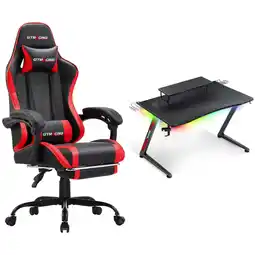 Walmart GTRACING Gaming Chair and Desk Bundle offer