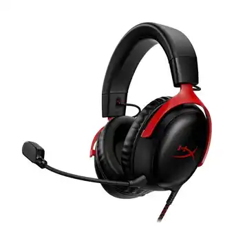 Walmart HyperX Cloud III - Wired Gaming Headset - Black/Red offer