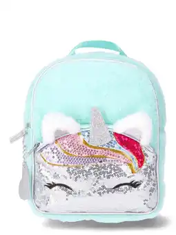 Walmart Wonder Nation Girls Unicorn Mini Backpack, Turquoise offer