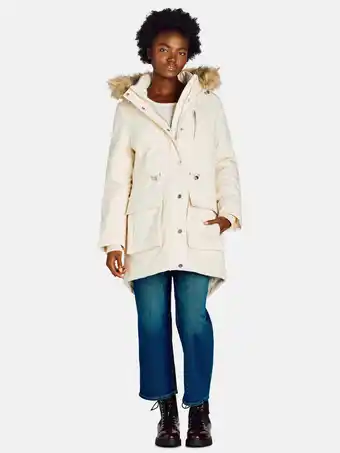 Walmart Time and Tru Women's and Women's Plus Heavyweight Anorak Jacket with Hood, Sizes XS-3X offer