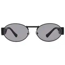 Walmart Versace ICONIC VE 2264 Metal Unisex Oval Sunglasses Matte Black 56mm Adult offer