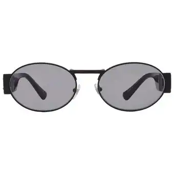 Walmart Versace ICONIC VE 2264 Metal Unisex Oval Sunglasses Matte Black 56mm Adult offer