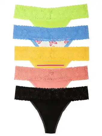 Walmart No Boundaries 5 pack Micro Thong offer