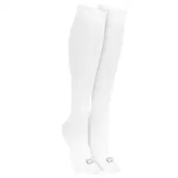 Walmart Doctor's Choice Over The Calf Women's Compression Socks, White, Medium, Shoe Size 6-10 2pk offer