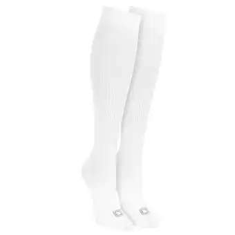 Walmart Doctor's Choice Over The Calf Women's Compression Socks, White, Medium, Shoe Size 6-10 2pk offer