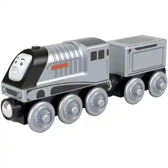 Walmart Thomas & Friends Wood Spencer Wooden Express Engine Train offer