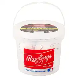 Walmart Rawlings | Official League Recreational Use Practice Baseballs | Youth/8U | OLB3 | Bucket | 8 Count offer