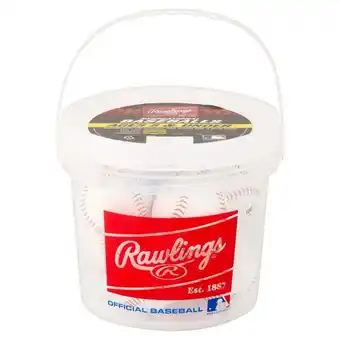 Walmart Rawlings | Official League Recreational Use Practice Baseballs | Youth/8U | OLB3 | Bucket | 8 Count offer