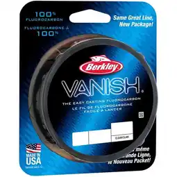 Walmart Berkley Vanish , Clear, 10lb | 4.5kg Fluorocarbon Fishing Line offer