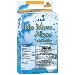 Walmart Jungle No More Algae Tank Buddies Aquarium Water Treatment, 8 Count offer