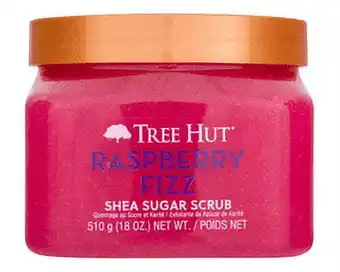 Walmart Tree Hut Shea Sugar Scrub Raspberry Fizz 18 oz offer