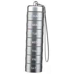 Walmart Weekly Box Organiser Travel Dispenser for Camping Hiking Fish Oils Gray offer