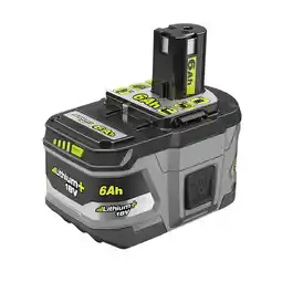 Walmart For RYOBI P108 18V One+ Plus High Capacity Battery 18 Volt Lithium-Ion New 6.0Ah offer