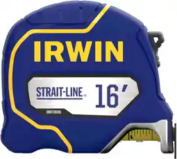 Walmart Irwin Strait-Line Tape Measure 16' offer