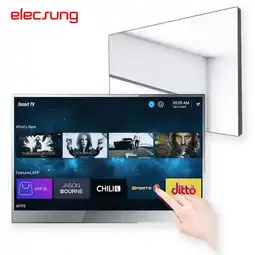 Walmart Elecsung 22 inches Touchscreen Vanishing Mirror LED Smart TV for Bathroom Wall IP65 Waterproof offer