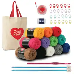 Walmart Red Heart Super Saver Super Stitchers Kit offer