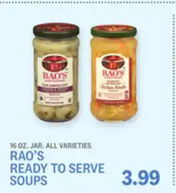 Kings Food Markets RAO'S READY TO SERVE SOUPS offer