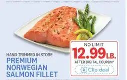 Kings Food Markets PREMIUM NORWEGIAN SALMON FILLET offer