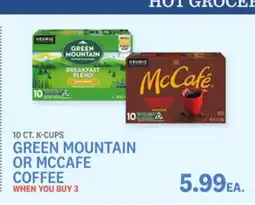 Kings Food Markets GREEN MOUNTAIN OR MCCAFE COFFEE offer