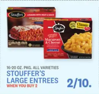 Kings Food Markets STOUFFER'S LARGE ENTREES offer