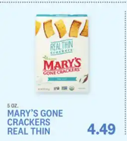 Kings Food Markets MARY'S GONE CRACKERS REAL THIN offer