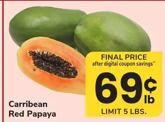 ACME Carribean Red Papaya offer