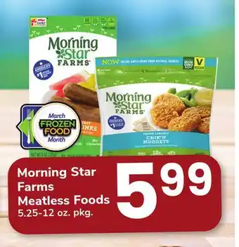 ACME Morning Star Farms Meatless Foods offer