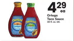 ACME Ortega Taco Sauce offer